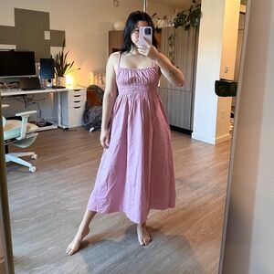 Aritzia Pink Dress with Pockets